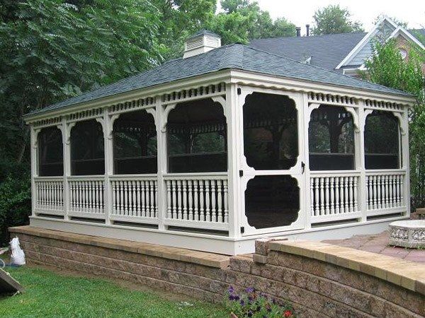 Wood Rectangle Gazebo 6