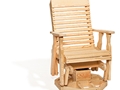 116-curveback-swivel-glider-wood